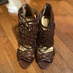 Dani Black Gladiator Heels 10